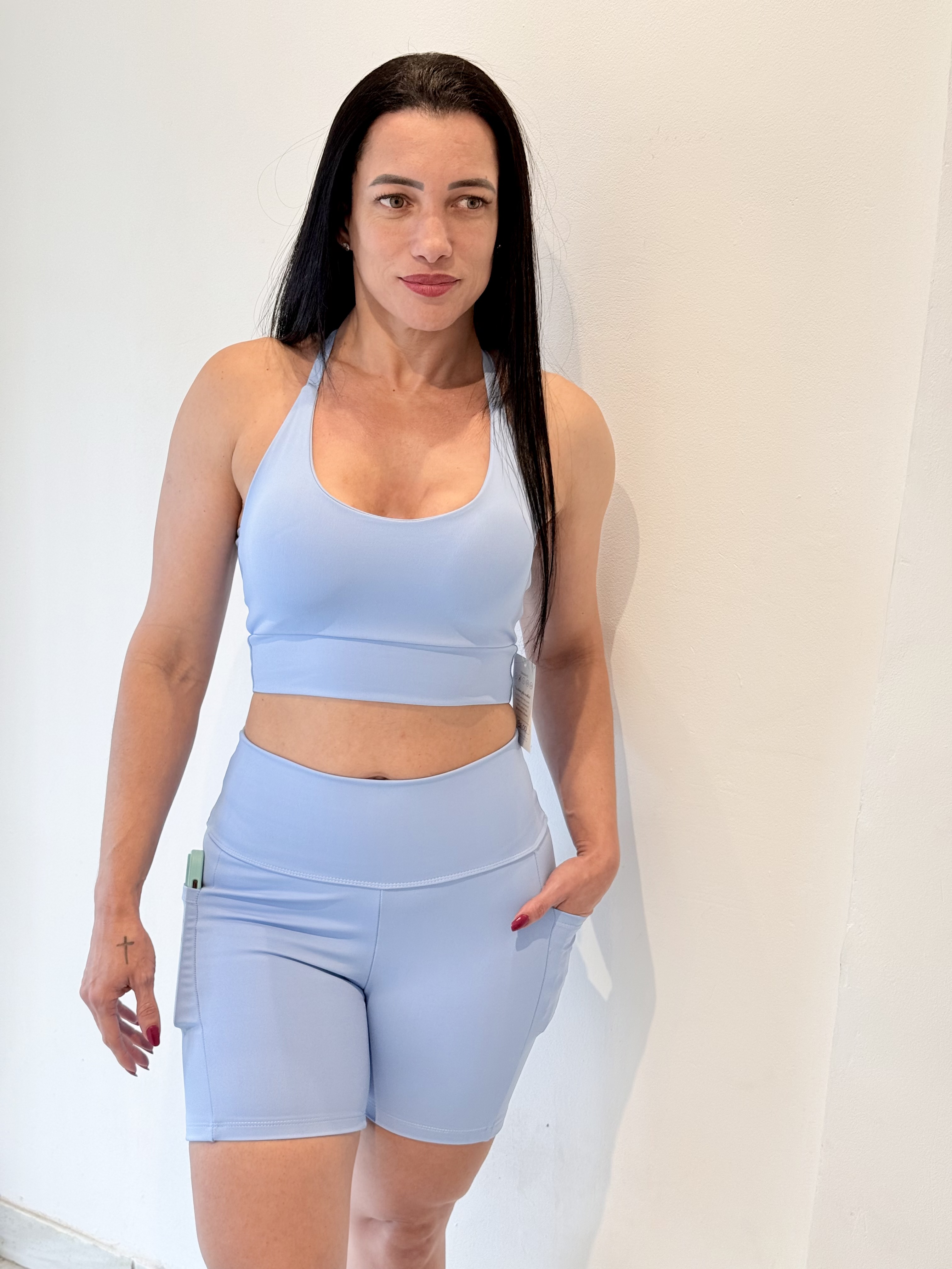 CONJ SHORT ANA AZUL M