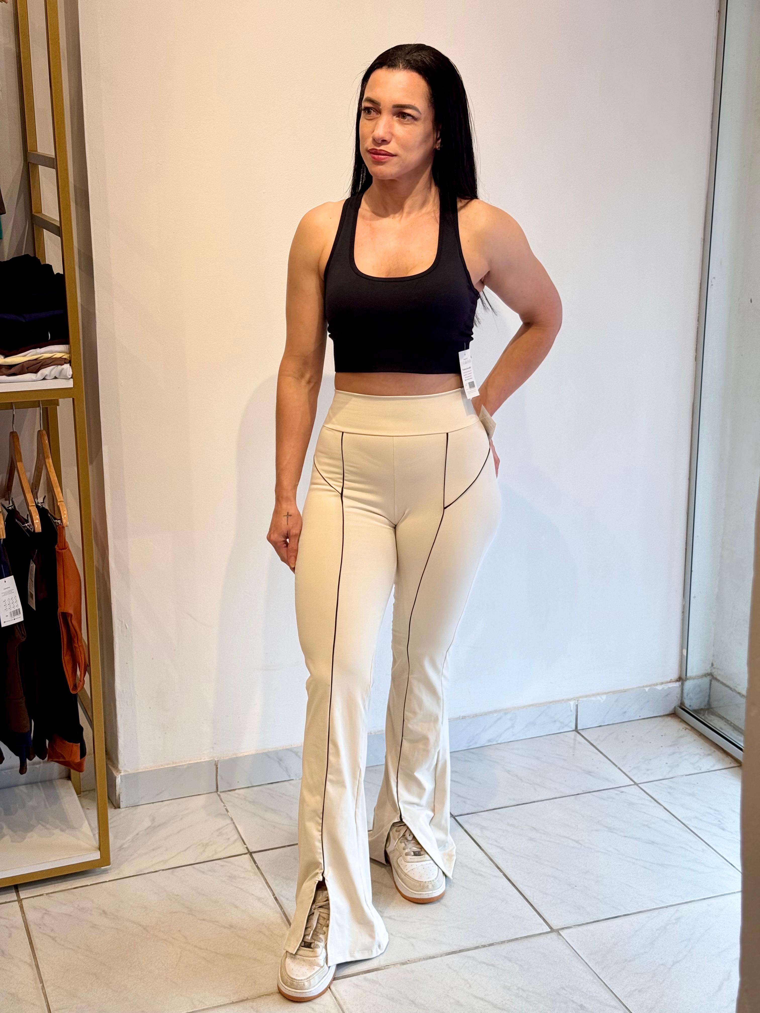 CALCA FLARE NUDE M VESTE 38/44