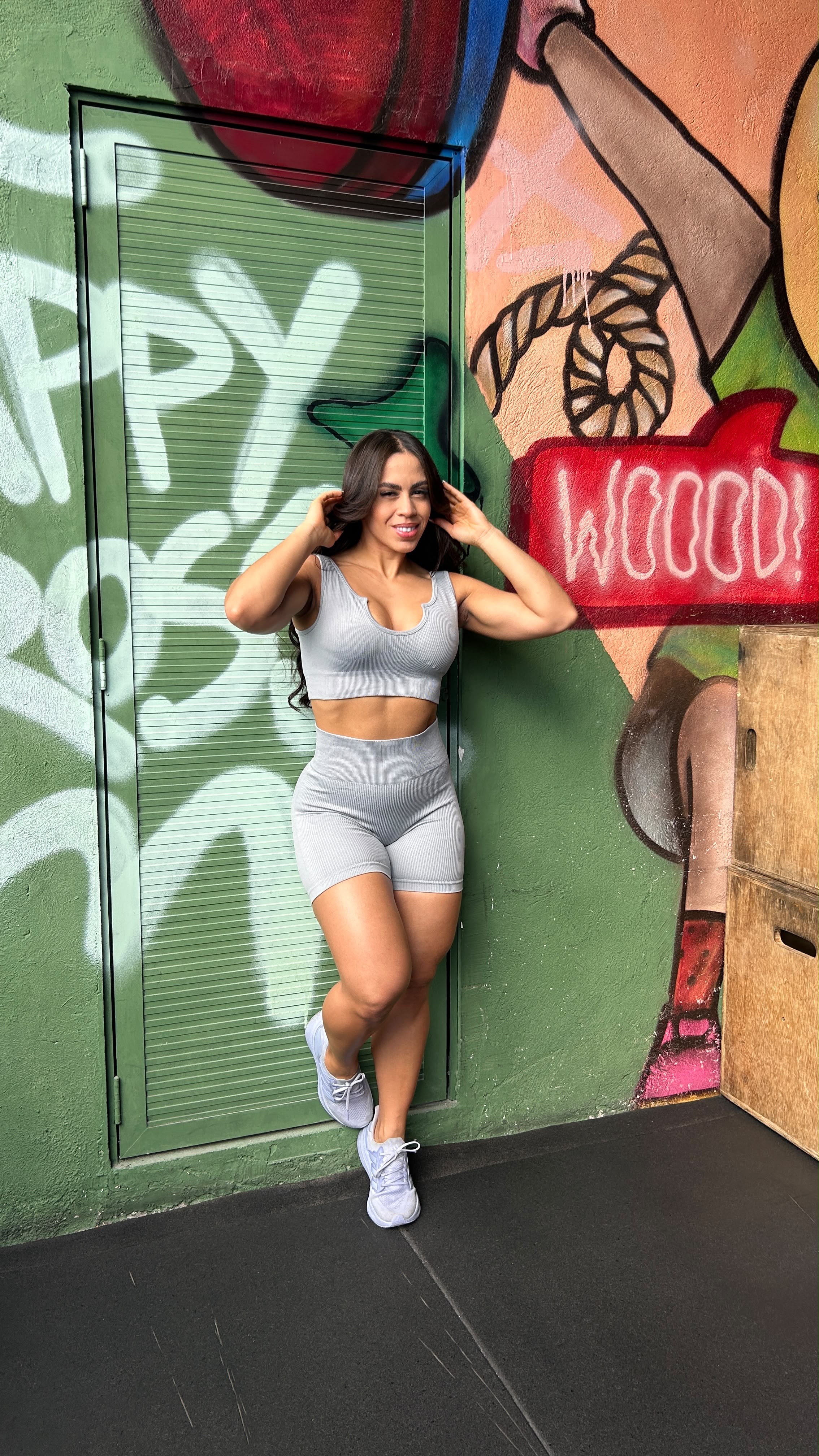 CONJ SHORT CANELADO TOP V