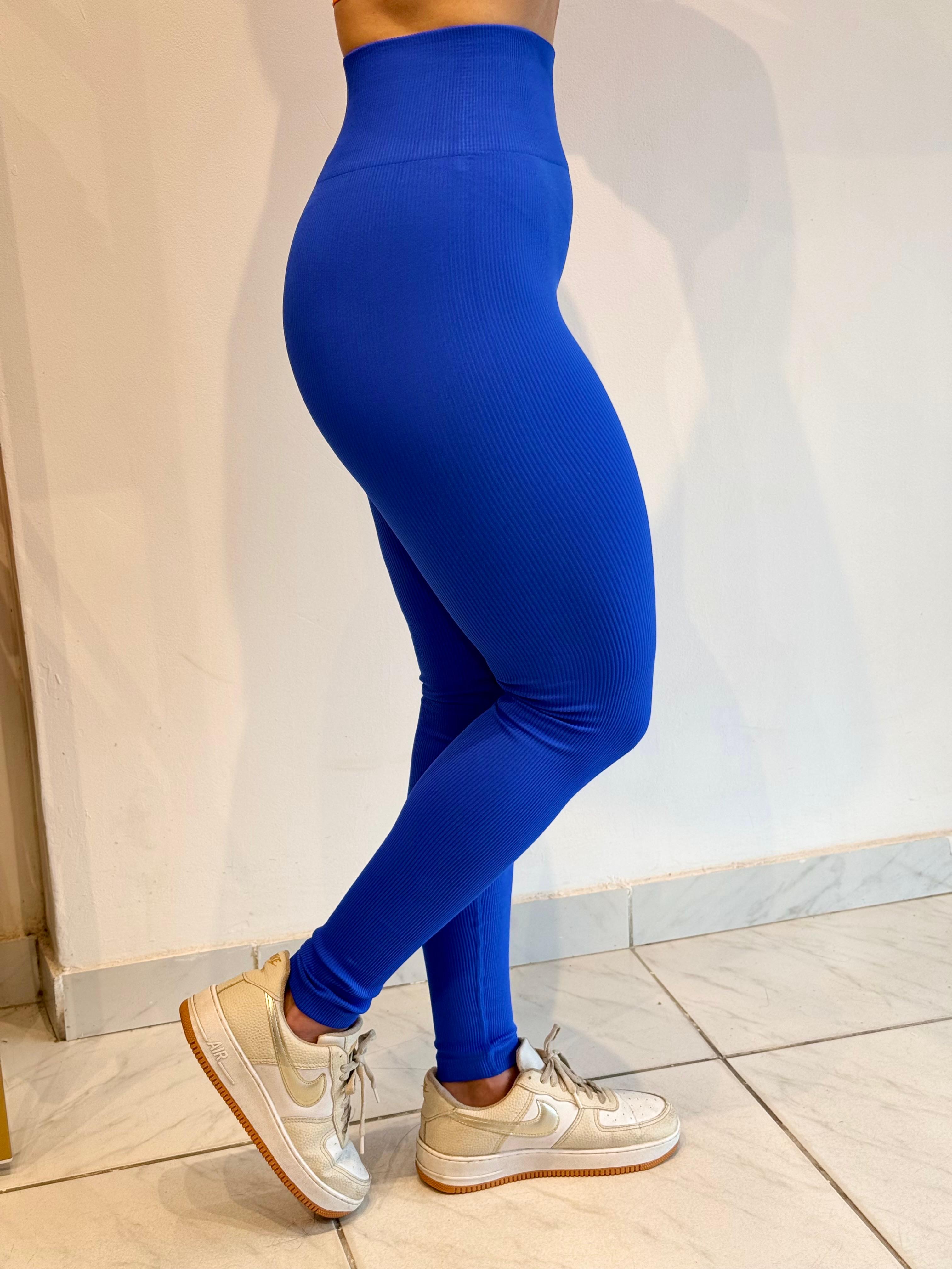 CALCA CANELADO AZUL ROYAL G/GG