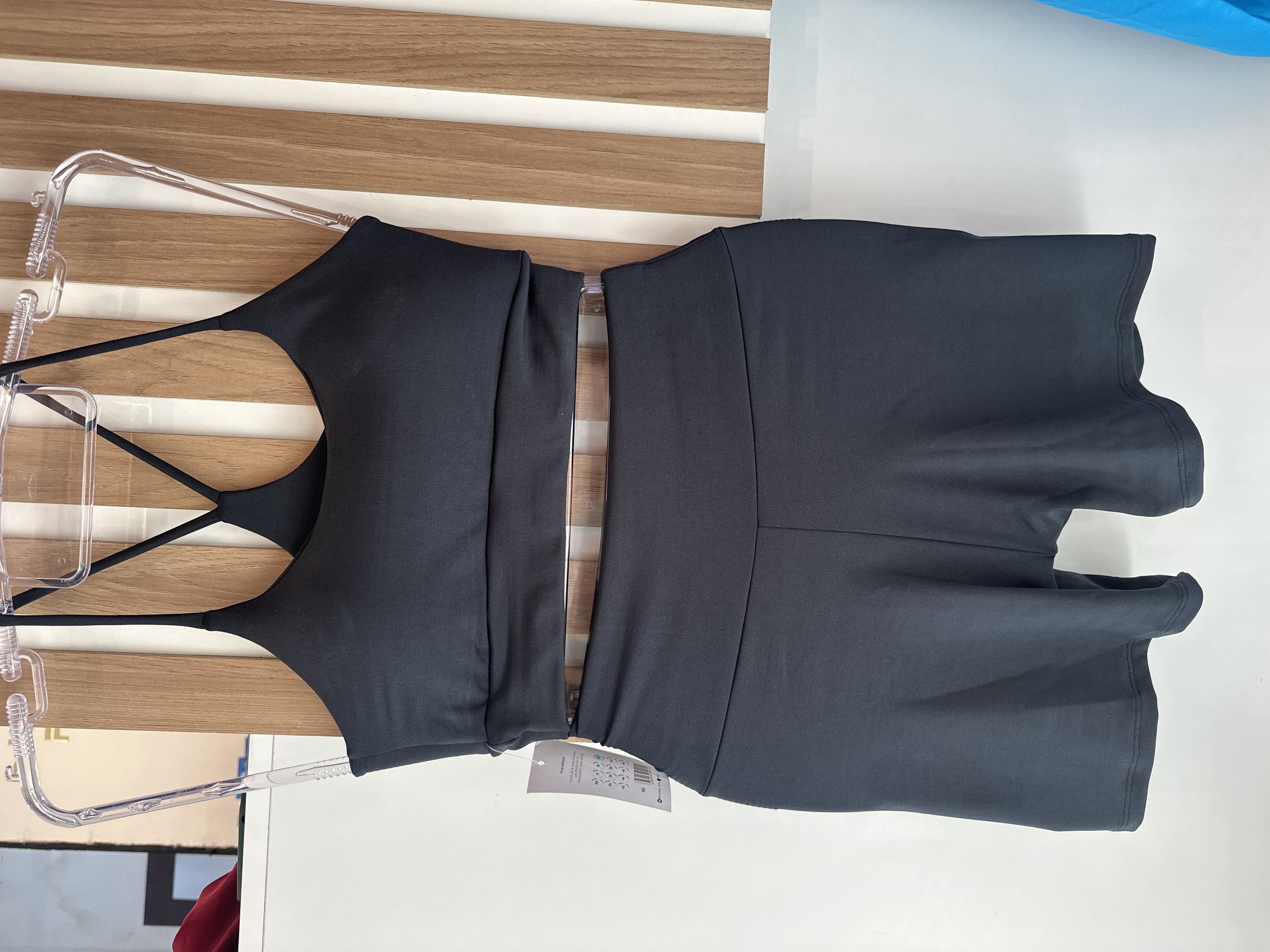 CONJ SHORT BASICO PRETO >G<